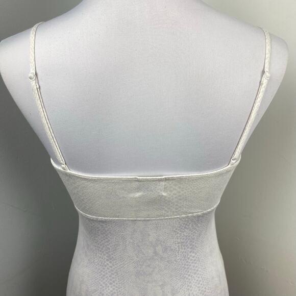 Free People Intimately White Purple Snakeskin Print Cami Tank Top Medium - Picture 5 of 8